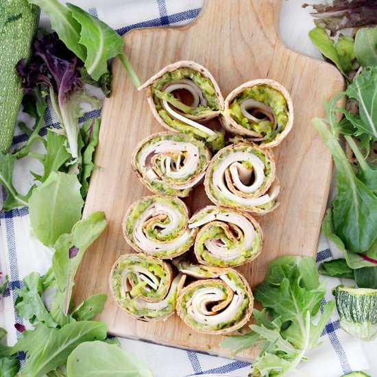 Zucchini Butter and Turkey Roll-Ups