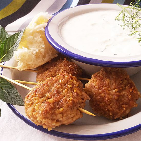 Moroccan Bulgur Meatballs with Mint