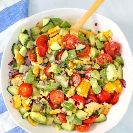 Corn Tomato Avocado Salad
