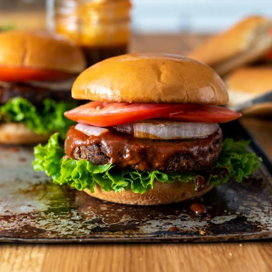 Vegan Down-Home BBQ Burger