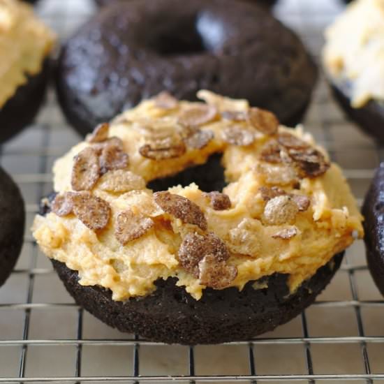 Chocolate Peanut Butter Donuts