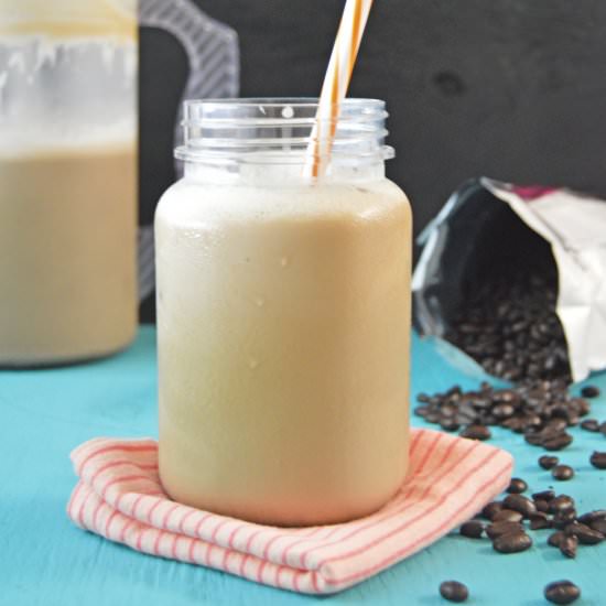 salted caramel iced coffee