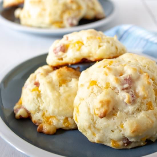 Ham and Cheese Biscuits