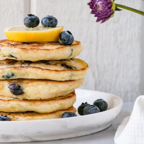 Lemon Blueberry Pancakes