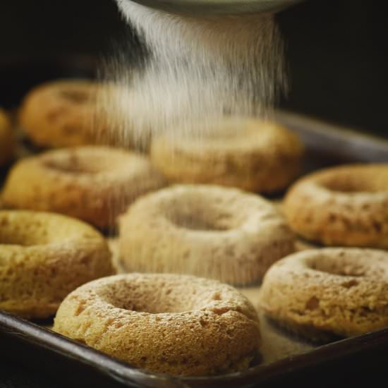 Cinnamon Sour Cream Donuts