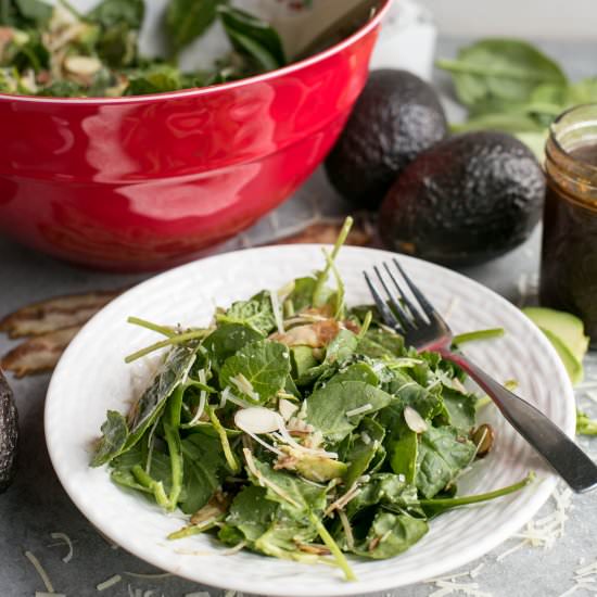 Baby Kale Avocado Salad