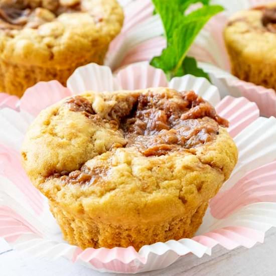 GF Simple Jam Swirled Muffins