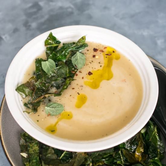 Cream of Kohlrabi Soup