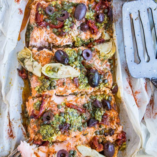 Salmon in Parchment Paper