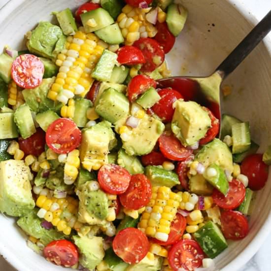 Corn Tomato Avocado Salad