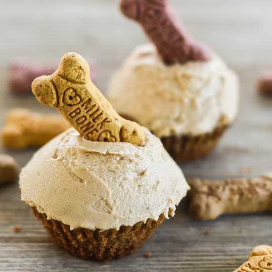 Peanut Butter & Banana PupCakes