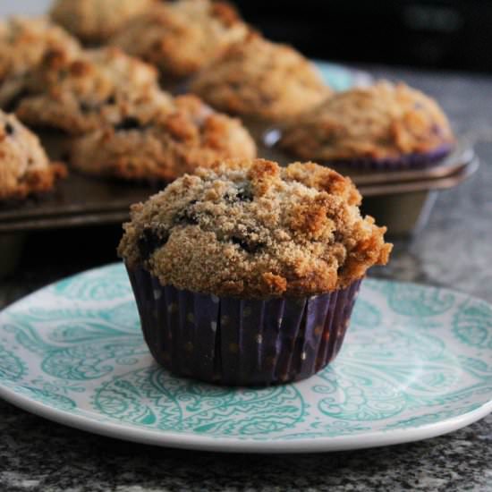 Blueberry Streusel Muffins