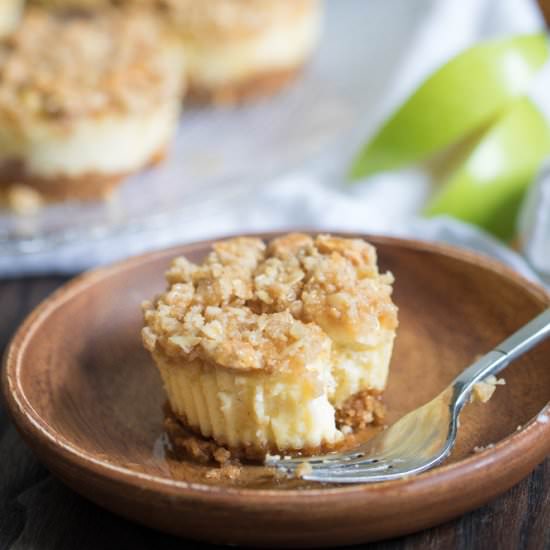 Salted Caramel Apple Cheesecake