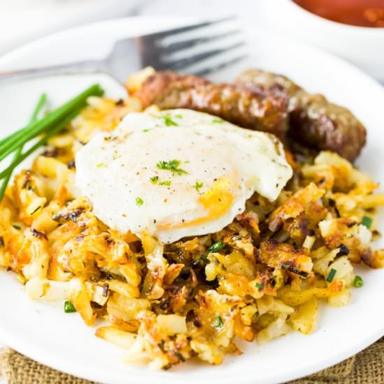 Waffle Iron Hash Browns