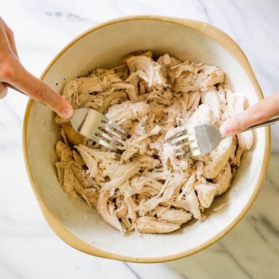 crockpot shredded chicken