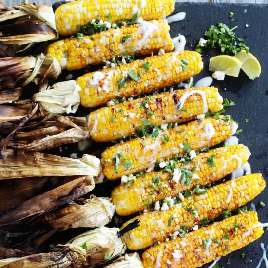 Fiesta Grilled Corn on the Cob