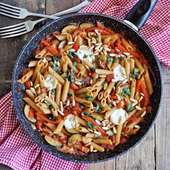 One-Pot Vegetarian Pasta