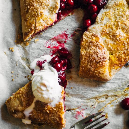 Sour Cherry Galette