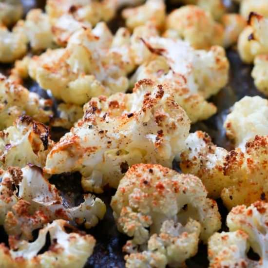 Spicy Roasted Cauliflower Recipe