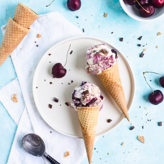 Black Forest Brownie Ice Cream