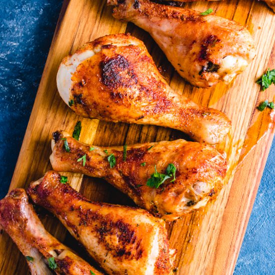 Baked Cajun Chicken Legs