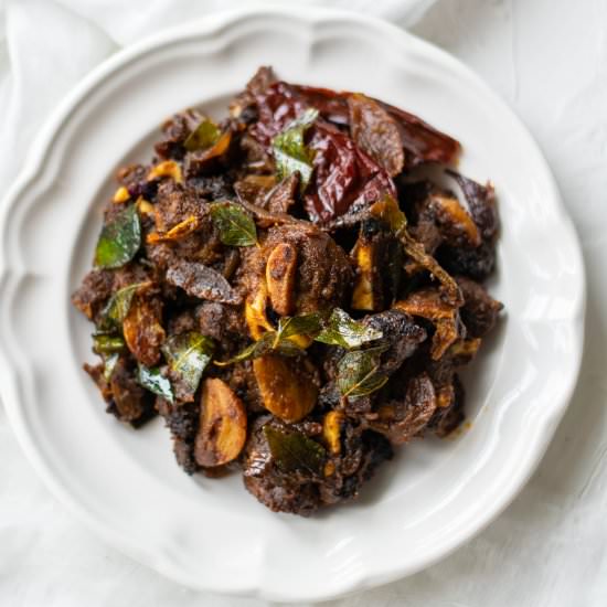 Lamb or goat fry