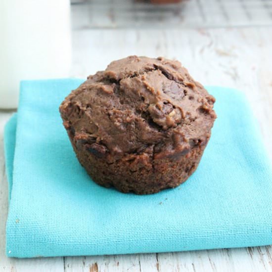 Chocolate Peanut Butter Muffins