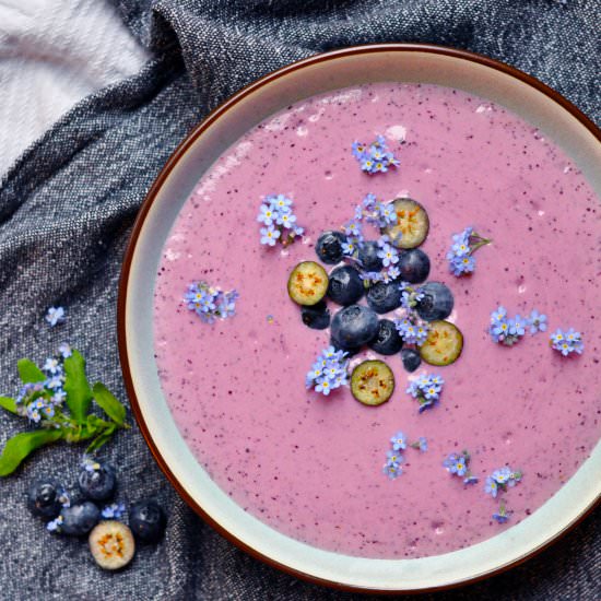 Blueberry Protein Smoothie Bowl