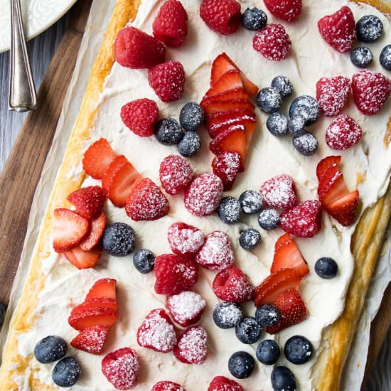 Breakfast Puff Pastry Tart