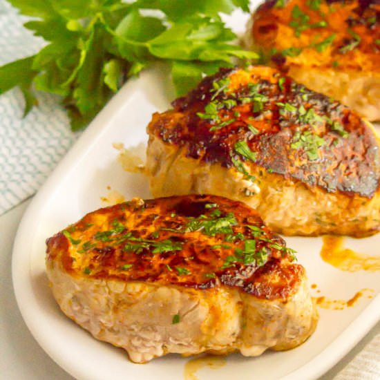 Ranch seasoned pork chops