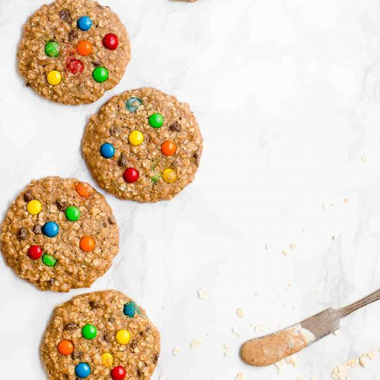Almond Butter Monster Cookies