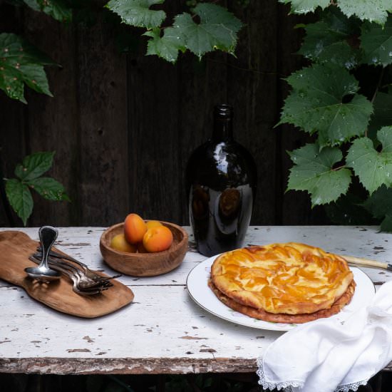 Apricot and Almond Clafoutis