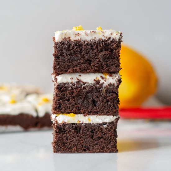 Gluten-Free Orange Brownies