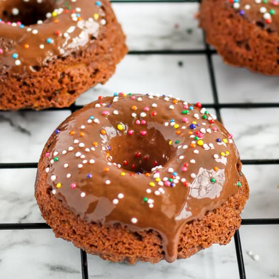 Chocolate Zucchini Donuts