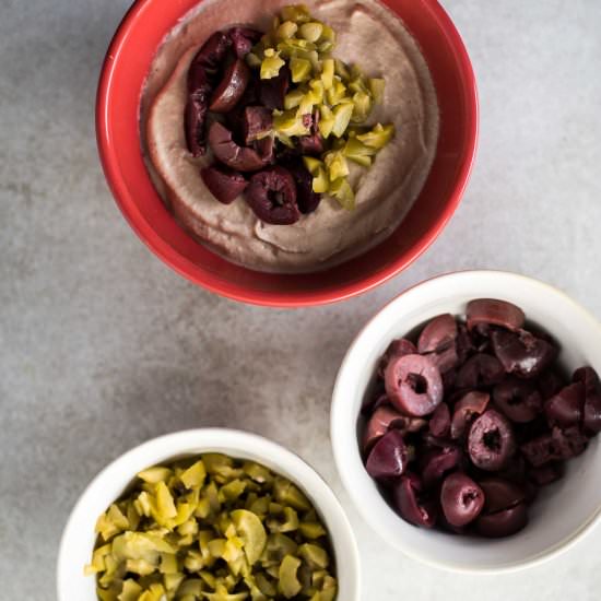 Easy Olive Hummus