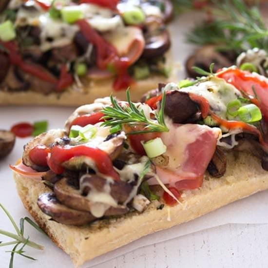Open Faced Sandwich – Zapiekanka