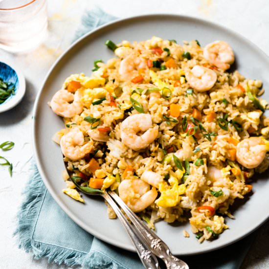 Shrimp and Egg Fried Rice