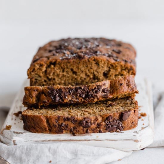 chocolate chip & rye banana bread