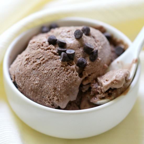 V/GF Tahini Chocolate Ice Cream