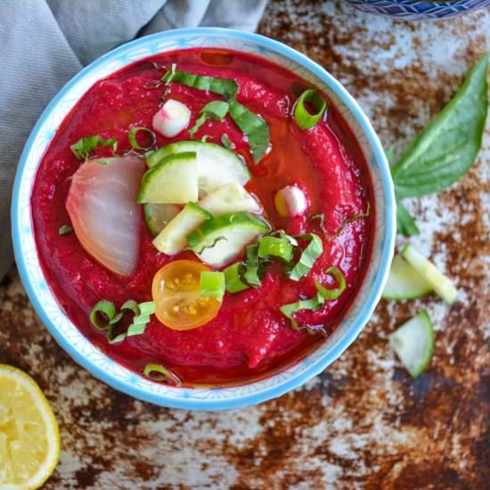Tomato & Roasted Beet Gazpacho