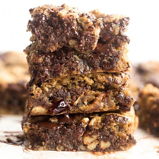 Soft and Gooey Everything Bars