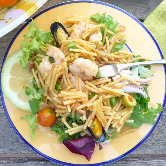 Shrimp and Fideo Noodle Salad