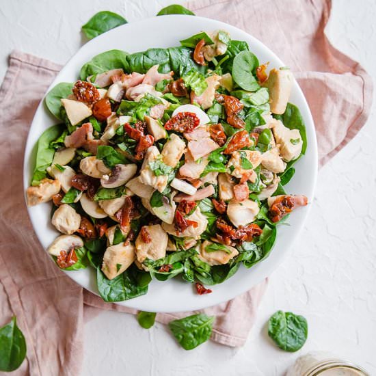 Chicken, Bacon & Spinach Salad