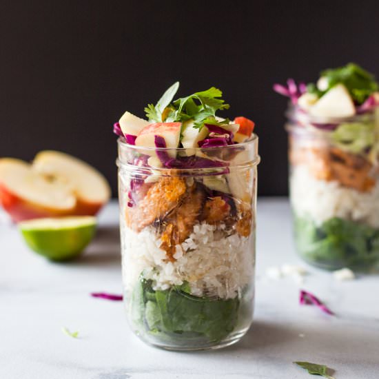 ginger chicken teriyaki bowls