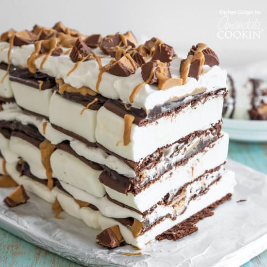Peanut Butter Ice Cream Cake