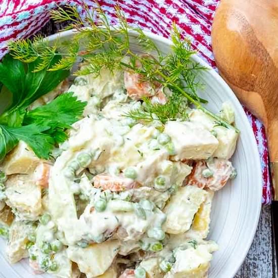 Potato Salad with Yogurt Dill Dressing