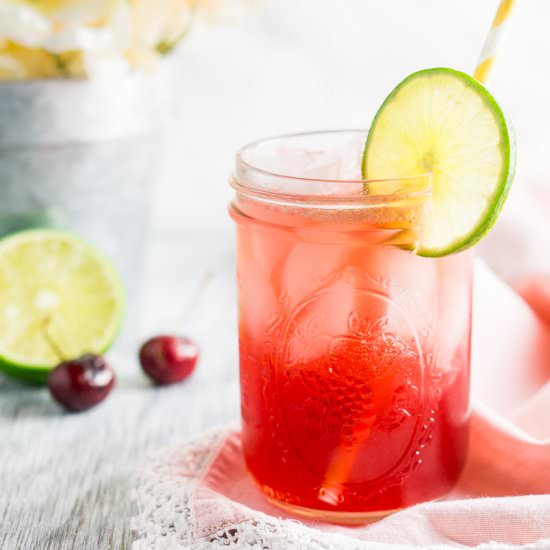 Bourbon Cherry Limeade