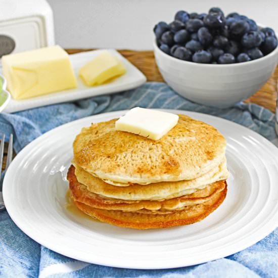Gluten Free Cornmeal Pancakes
