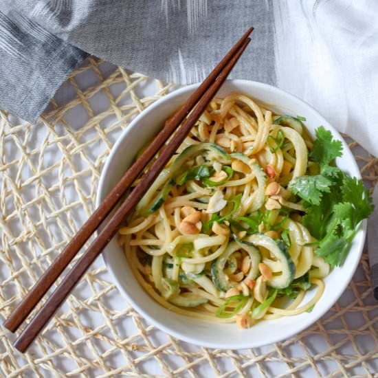 Cold Peanut Noodle Salad