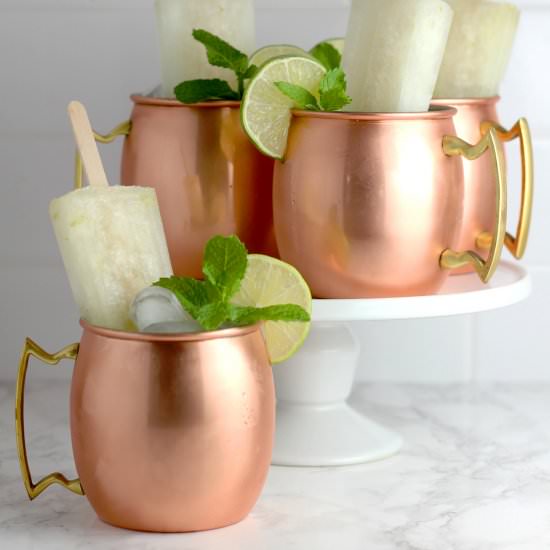 Moscow Mule Popsicles